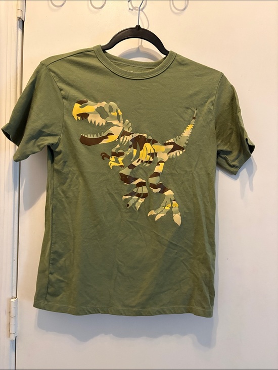 The Children's Place Other - The children’s place Green Tee with Camo Dinosaur Graphic size 10-12